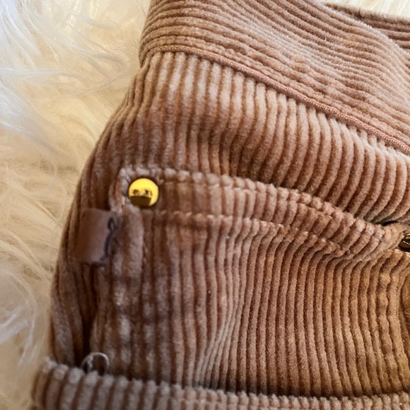 Vintage  Polo Ralph Lauren Corduroy Pants Size 14 Tan Wide Leg Tan - Picture 4 of 10